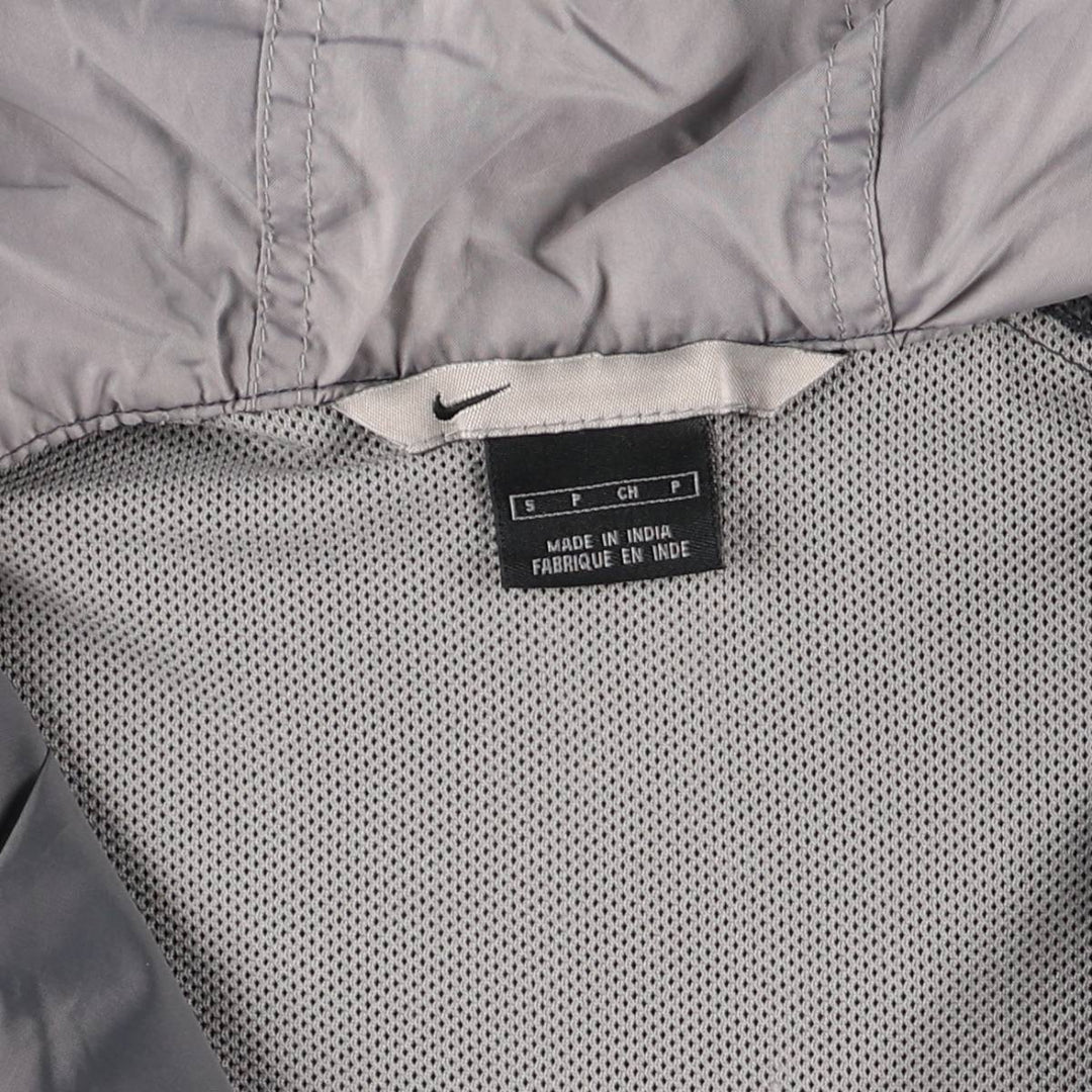 00'S Nike Anorak Parka Men's Size S Nylon gray type Vintage Second Hand
