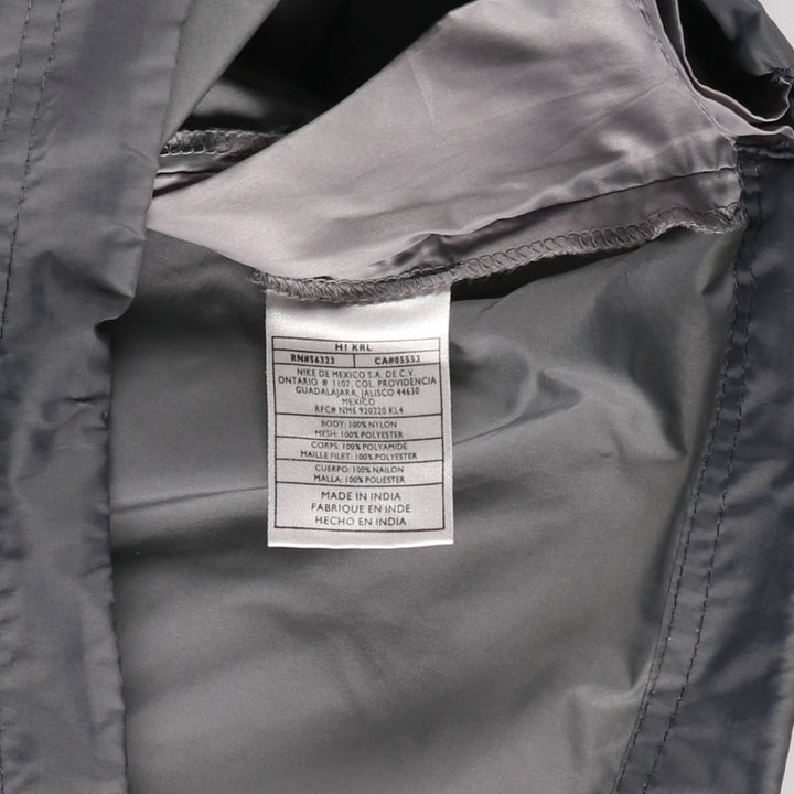 00'S Nike Anorak Parka Men's Size S Nylon gray type Vintage Second Hand