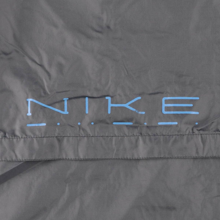 00'S Nike Anorak Parka Men's Size S Nylon gray type Vintage Second Hand