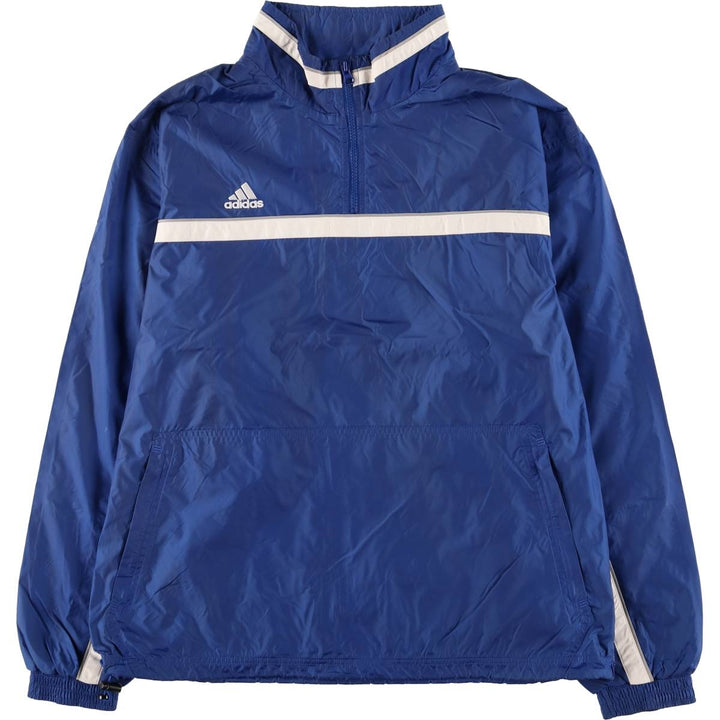 2000'S Adidas Anorak Jacket, Men's Size M Nylon blue type Vintage Second Hand