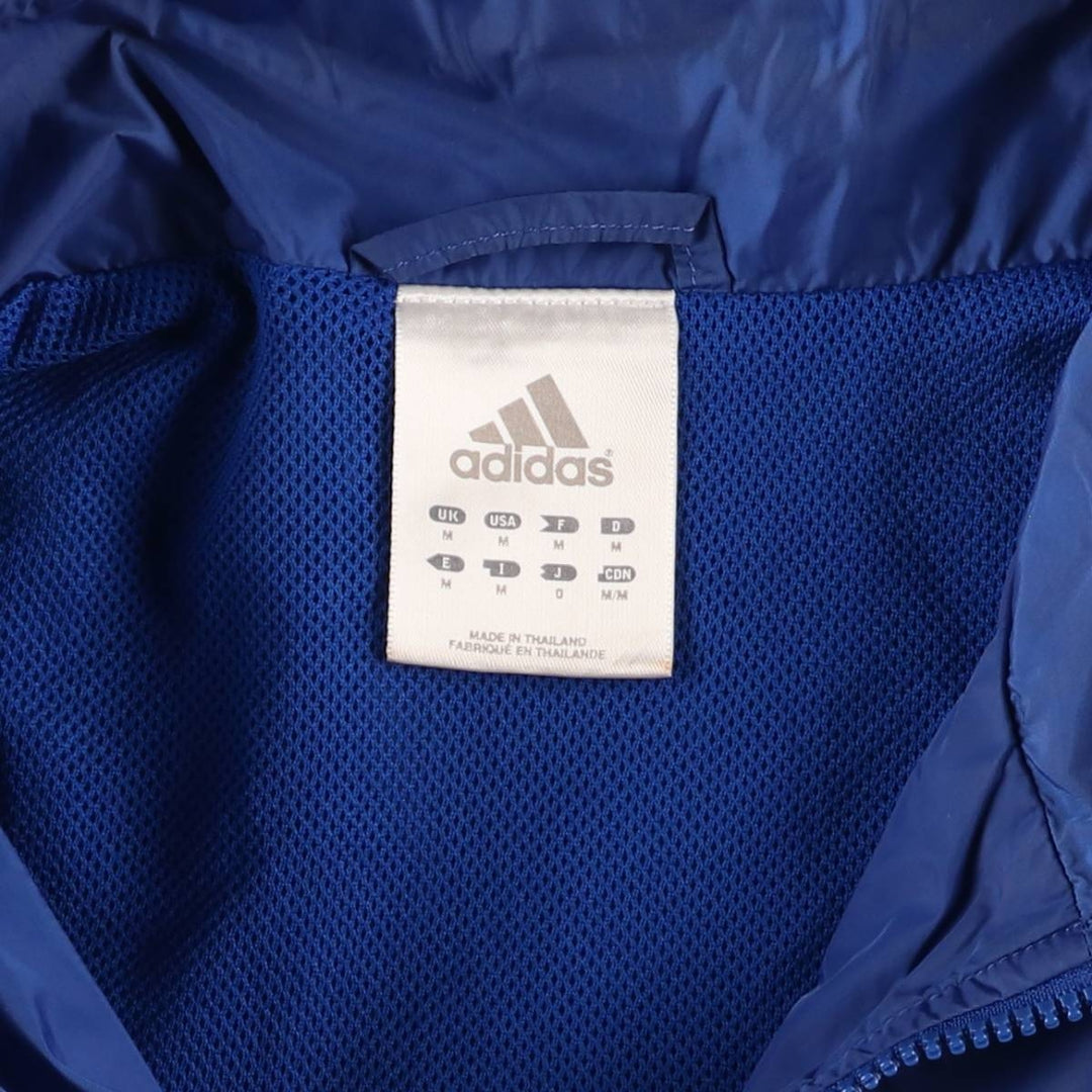 2000'S Adidas Anorak Jacket, Men's Size M Nylon blue type Vintage Second Hand