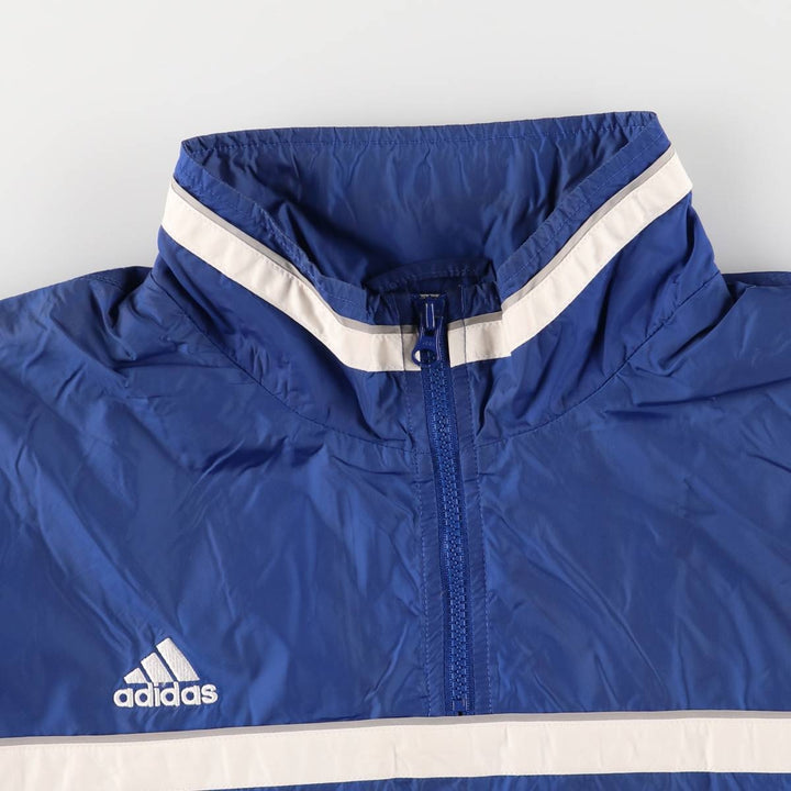 2000'S Adidas Anorak Jacket, Men's Size M Nylon blue type Vintage Second Hand