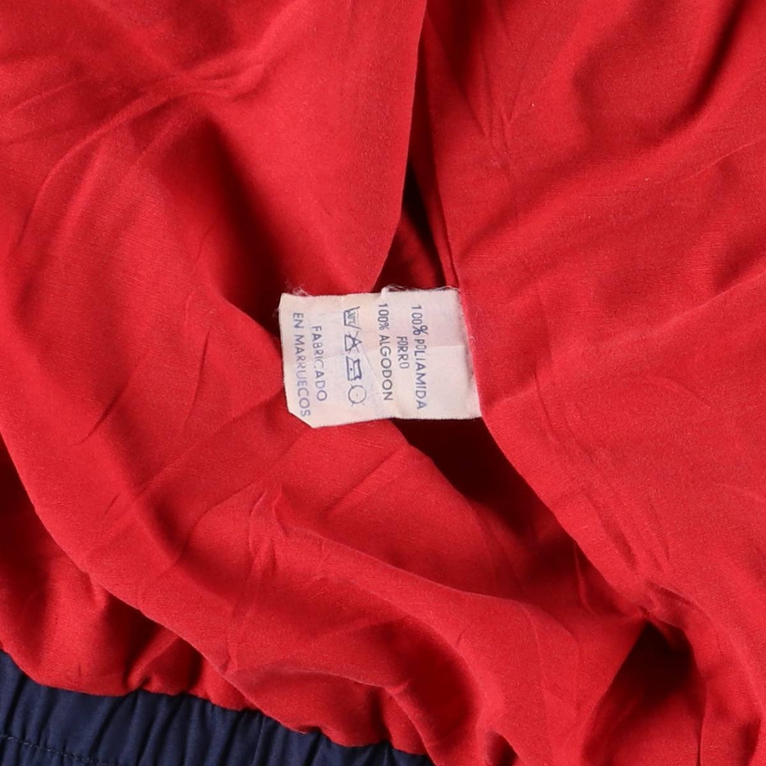 90'S Reebok nylon jacket, men's XL size, vintage polyamide navy blue type Vintage Second Hand