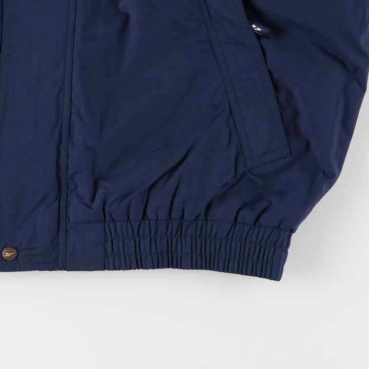 90'S Reebok nylon jacket, men's XL size, vintage polyamide navy blue type Vintage Second Hand
