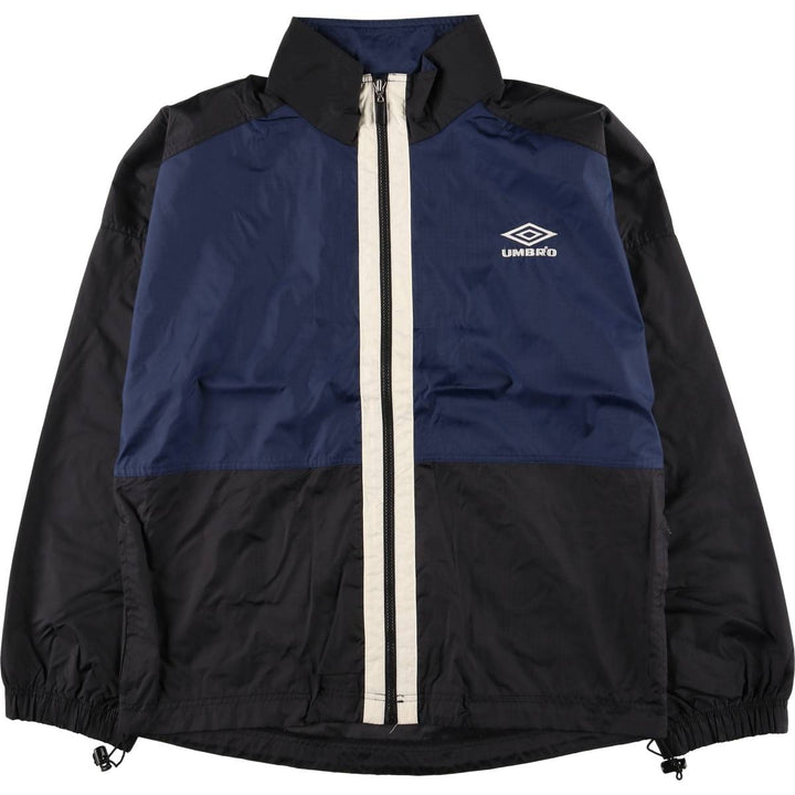 90'S Umbro Nylon Jacket, Men's Size Medium, Vintage Nylon navy blue type Vintage Second Hand