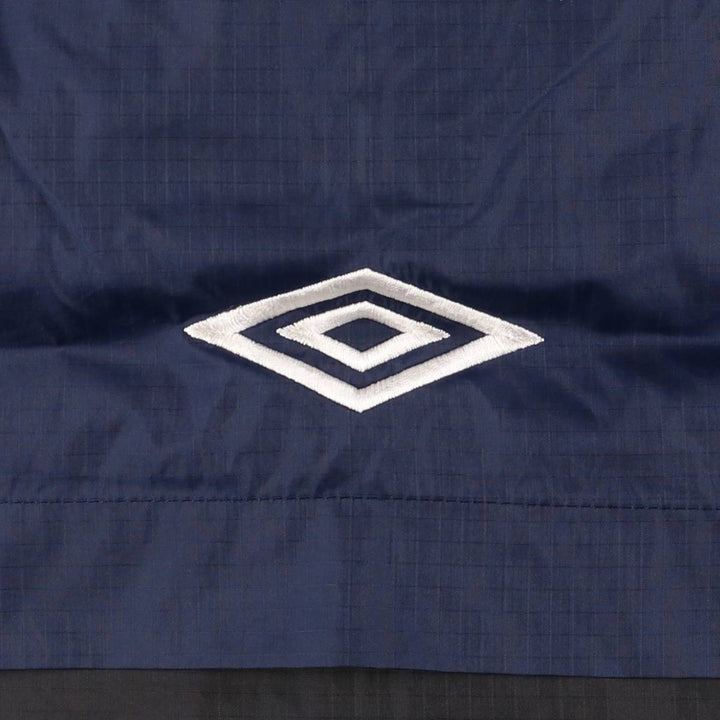 90'S Umbro Nylon Jacket, Men's Size Medium, Vintage Nylon navy blue type Vintage Second Hand