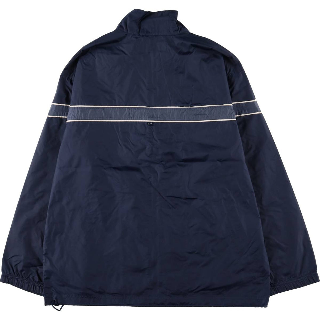 90'S Nike NIKE Nylon Jacket Men's M Size Vintage Nylon Navy blue Vintage Second Hand