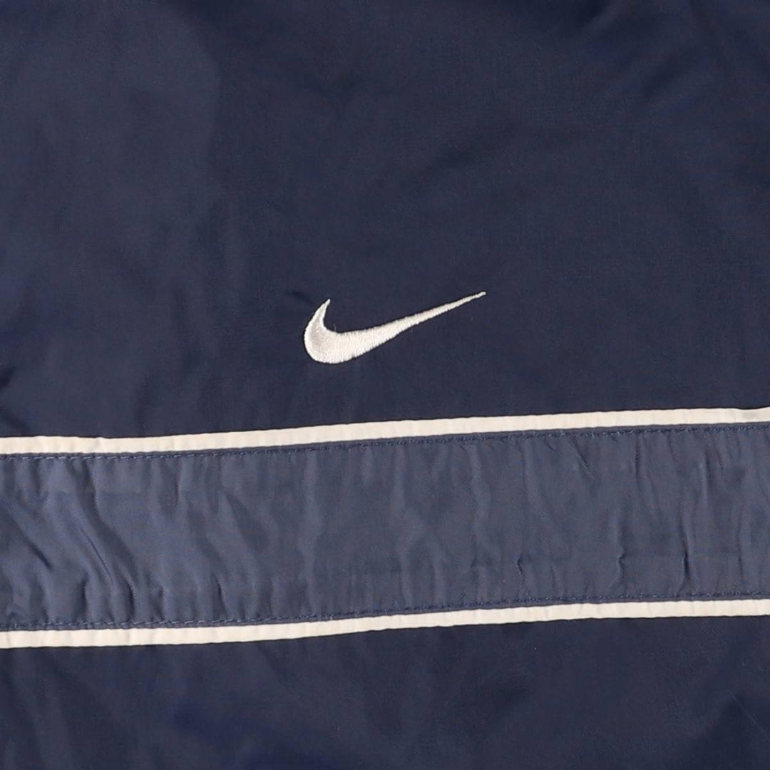 90'S Nike NIKE Nylon Jacket Men's M Size Vintage Nylon Navy blue Vintage Second Hand
