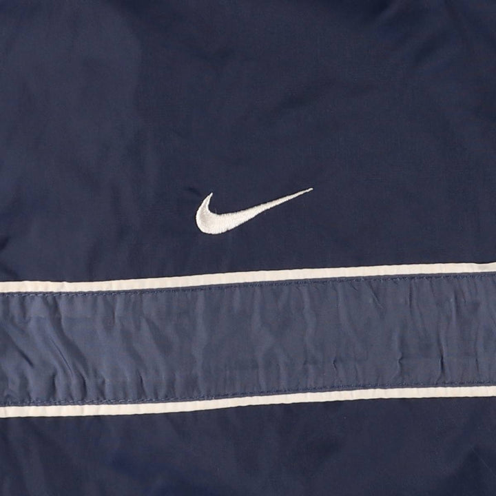 90'S Nike NIKE Nylon Jacket Men's M Size Vintage Nylon Navy blue Vintage Second Hand