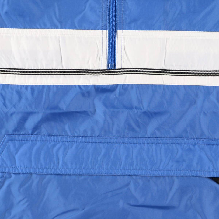 90'S Nike Anorak Parka, Men's Medium, Vintage Nylon blue type Vintage Second Hand