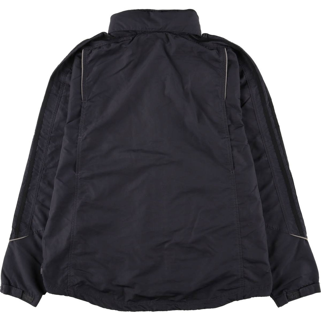 00'S adidas windbreaker, men's size L polyester Charcoal Vintage Second Hand