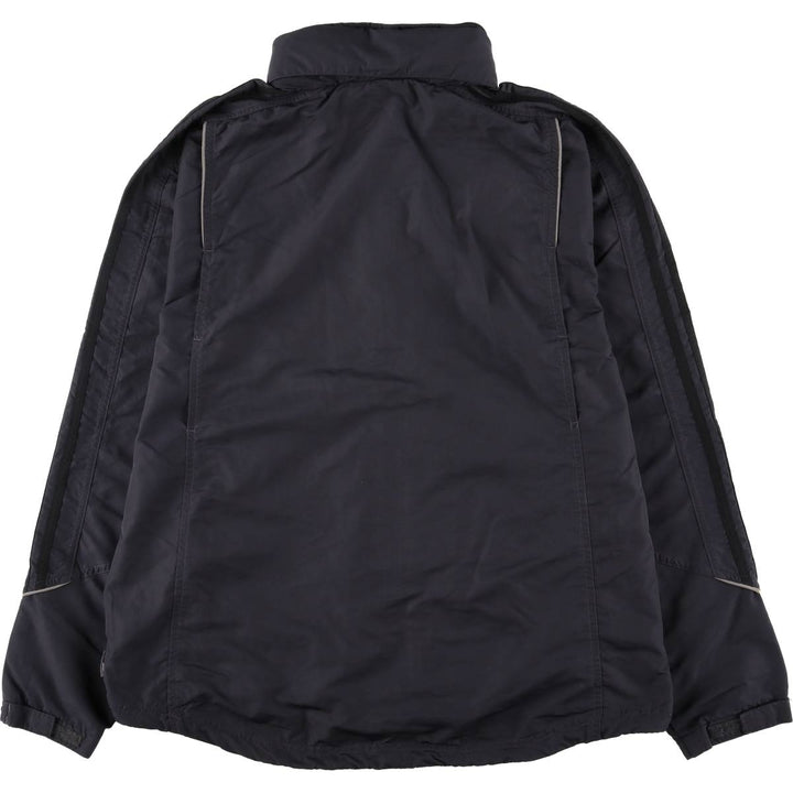 00'S adidas windbreaker, men's size L polyester Charcoal Vintage Second Hand