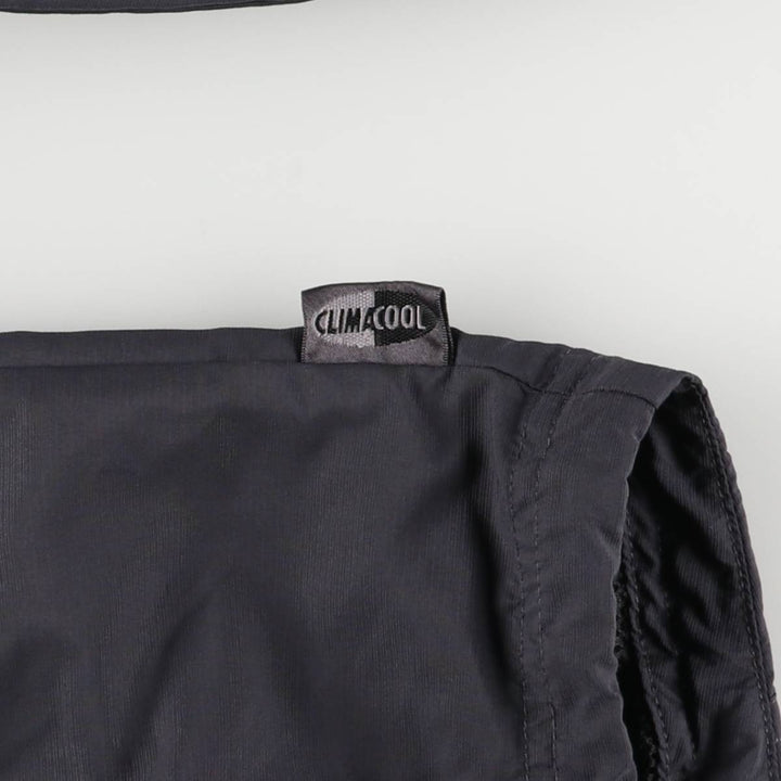 00'S adidas windbreaker, men's size L polyester Charcoal Vintage Second Hand