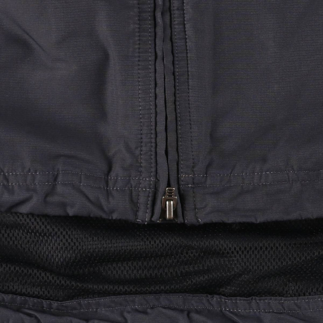 00'S adidas windbreaker, men's size L polyester Charcoal Vintage Second Hand