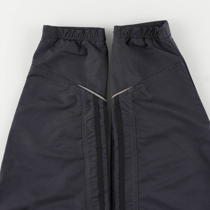 00'S adidas windbreaker, men's size L polyester Charcoal Vintage Second Hand