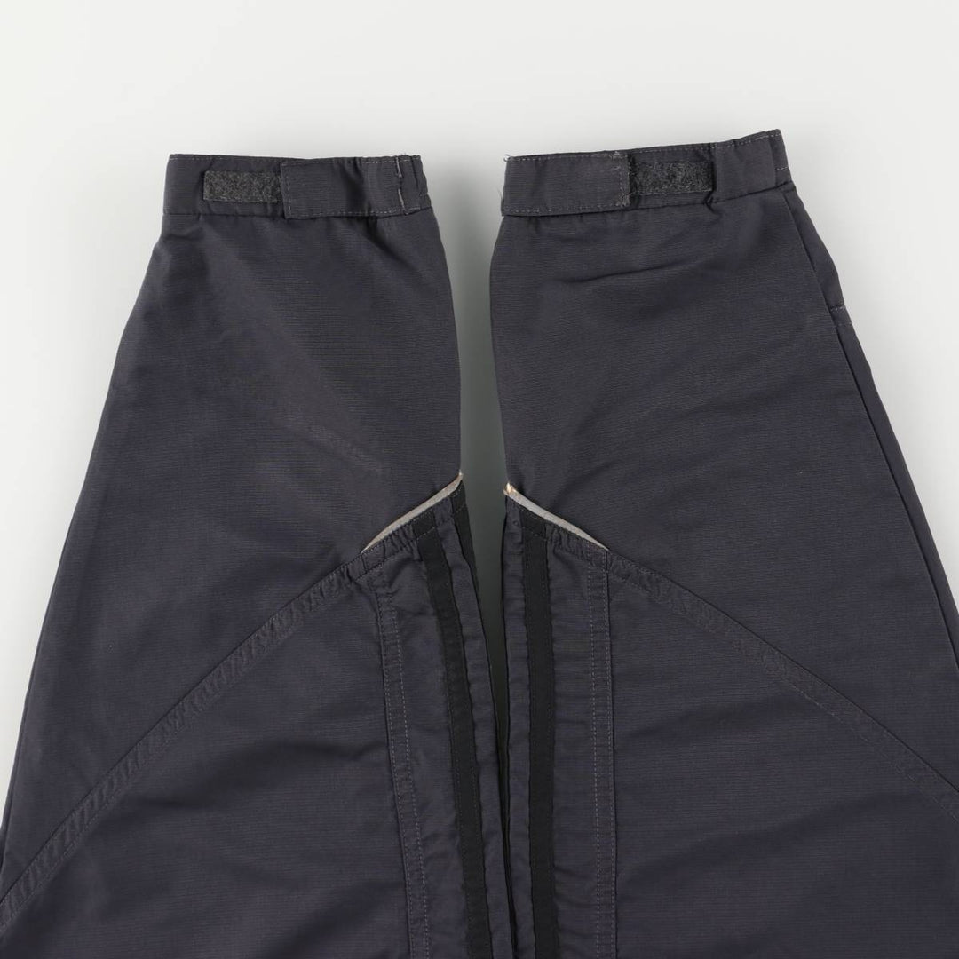 00'S adidas windbreaker, men's size L polyester Charcoal Vintage Second Hand