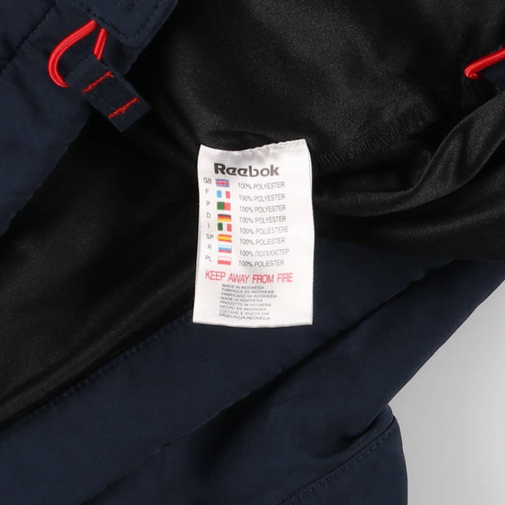 00'S Reebok Windbreaker Men's XL polyester navy blue type Vintage Second Hand