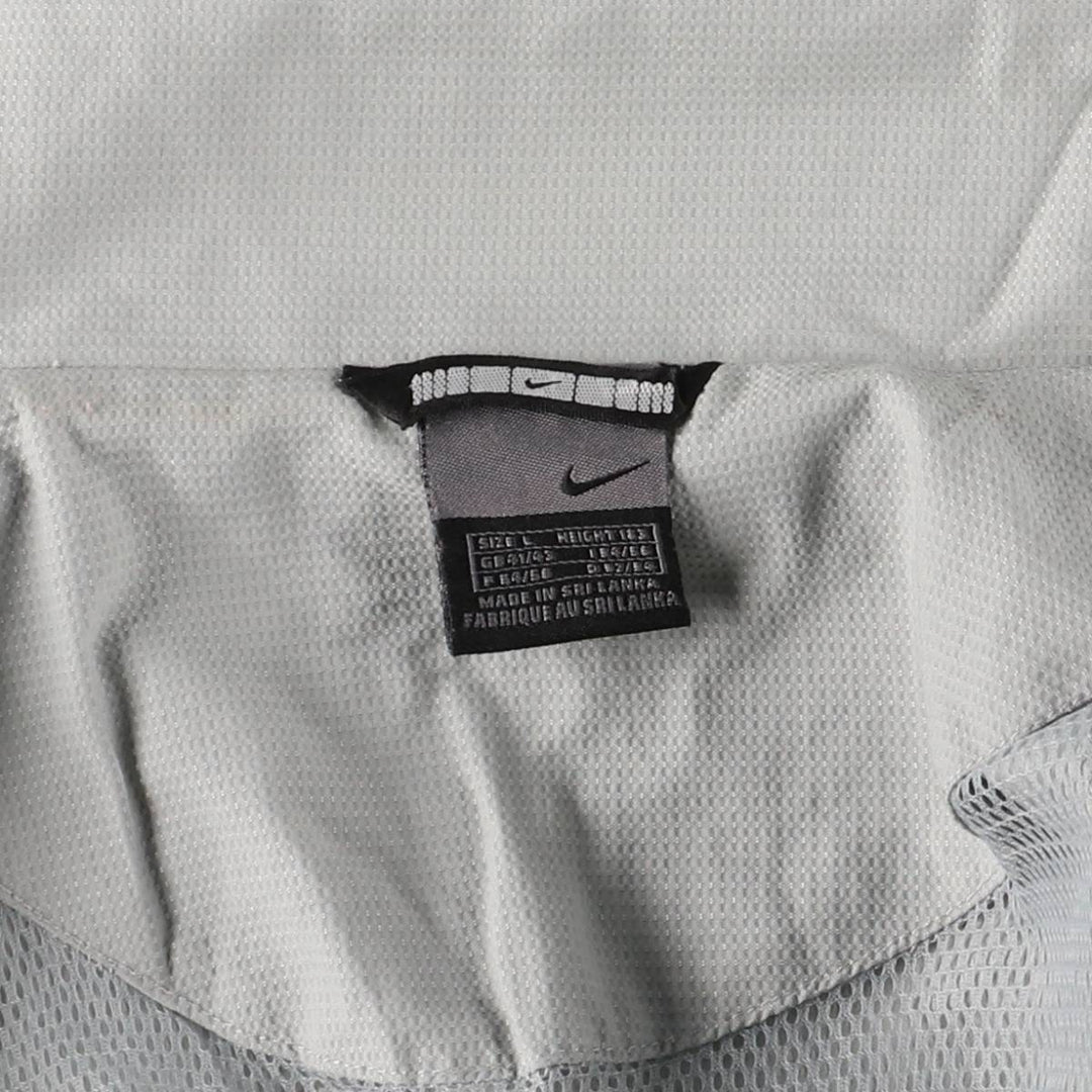 00'S Nike Windbreaker Men's Size L polyester gray type Vintage Second Hand