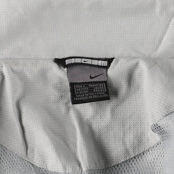 00'S Nike Windbreaker Men's Size L polyester gray type Vintage Second Hand