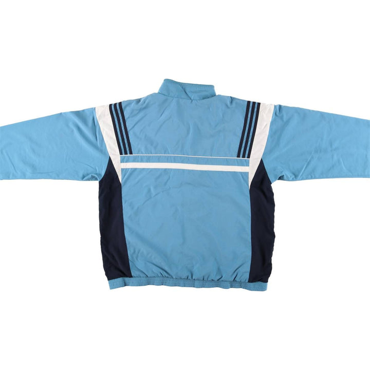 00'S adidas windbreaker, men's size L polyester Blue type light blue Vintage Second Hand