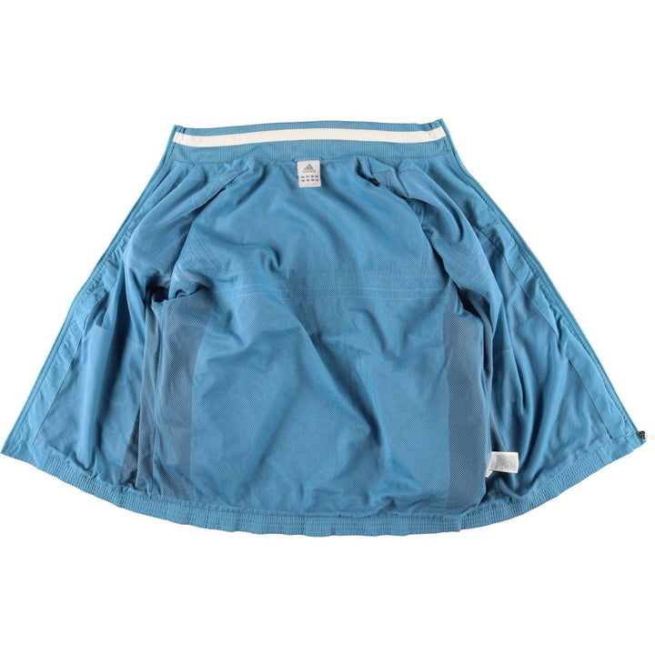 00'S adidas windbreaker, men's size L polyester Blue type light blue Vintage Second Hand