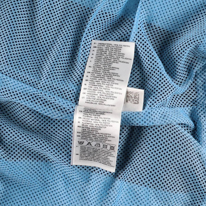 00'S adidas windbreaker, men's size L polyester Blue type light blue Vintage Second Hand