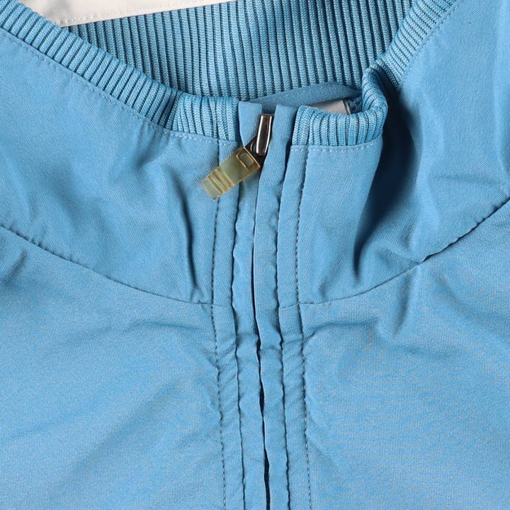 00'S adidas windbreaker, men's size L polyester Blue type light blue Vintage Second Hand