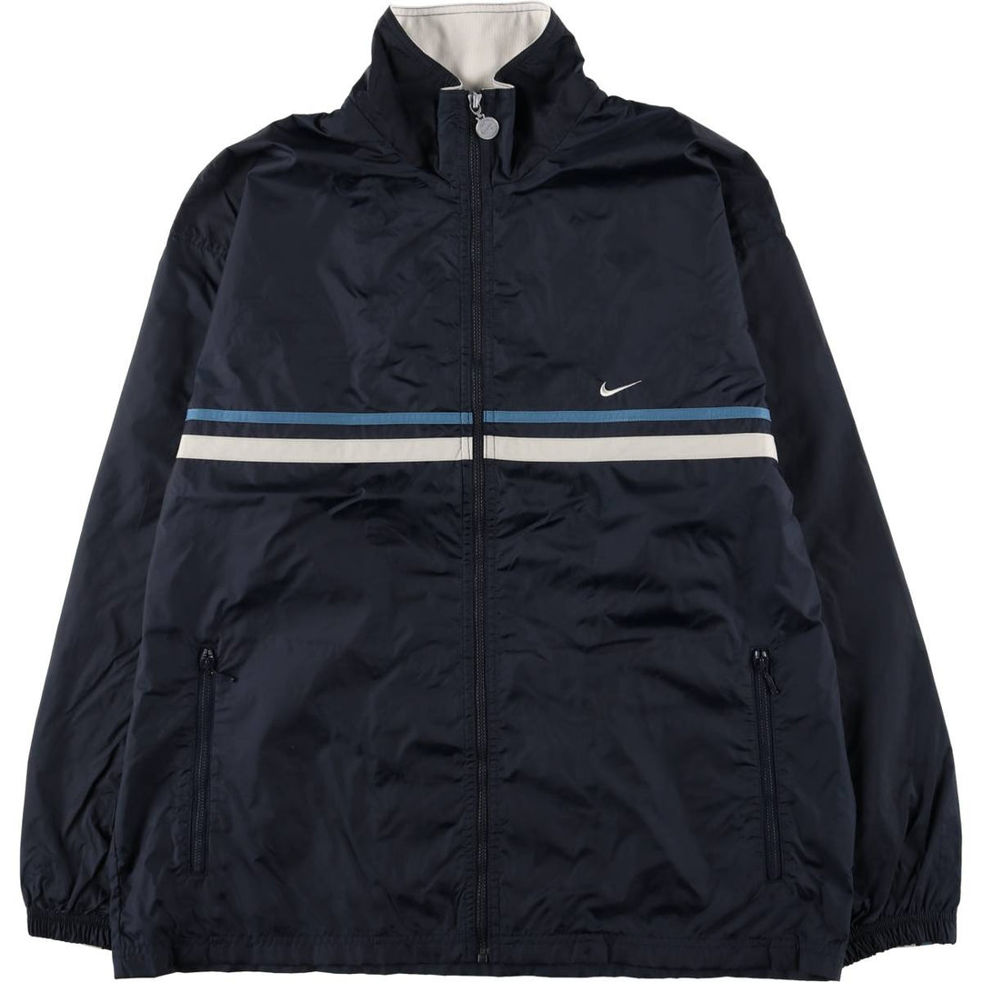 00'S Nike Nylon Jacket Men's Size L Nylon navy blue type Vintage Second Hand