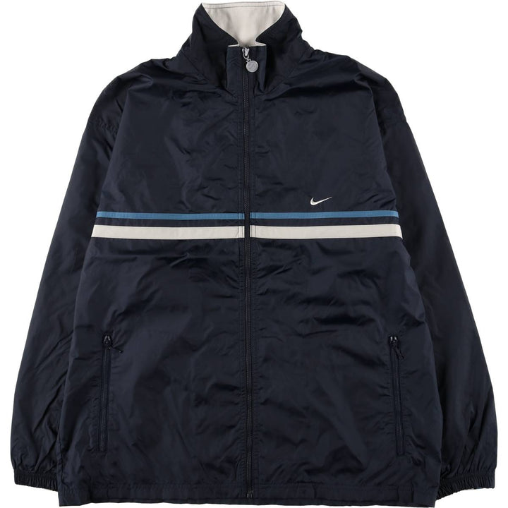 00'S Nike Nylon Jacket Men's Size L Nylon navy blue type Vintage Second Hand