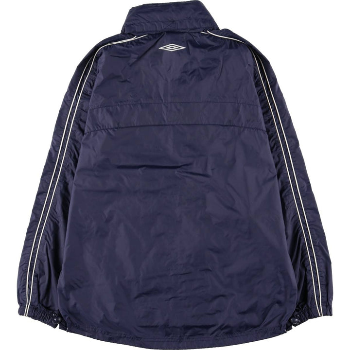 2000'S Umbro Nylon Jacket, Men's Size Small Nylon navy blue type Vintage Second Hand