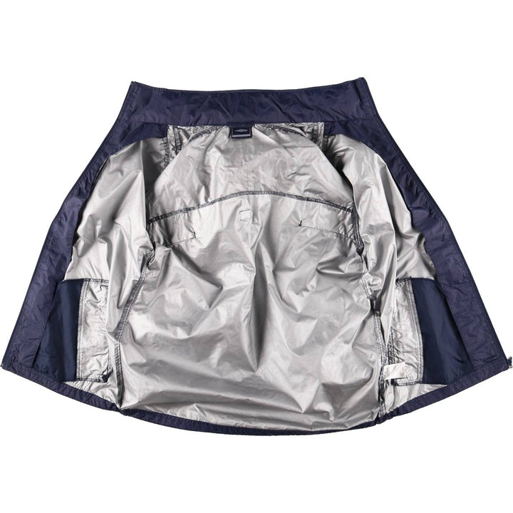 2000'S Umbro Nylon Jacket, Men's Size Small Nylon navy blue type Vintage Second Hand