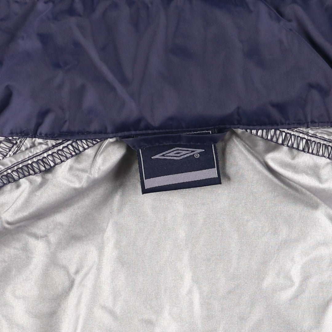 2000'S Umbro Nylon Jacket, Men's Size Small Nylon navy blue type Vintage Second Hand