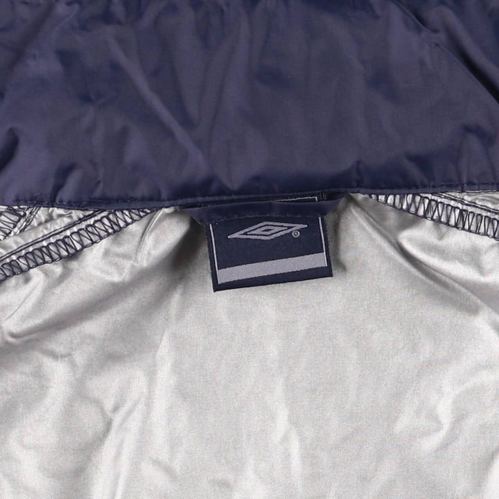 2000'S Umbro Nylon Jacket, Men's Size Small Nylon navy blue type Vintage Second Hand