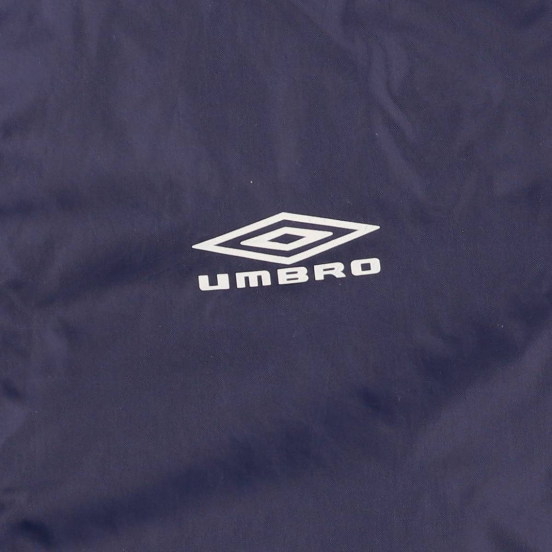 2000'S Umbro Nylon Jacket, Men's Size Small Nylon navy blue type Vintage Second Hand