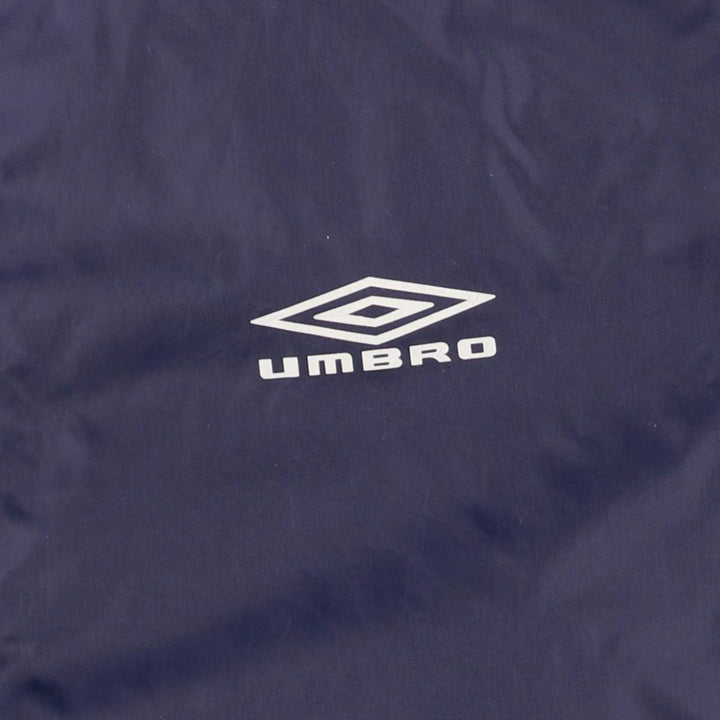 2000'S Umbro Nylon Jacket, Men's Size Small Nylon navy blue type Vintage Second Hand