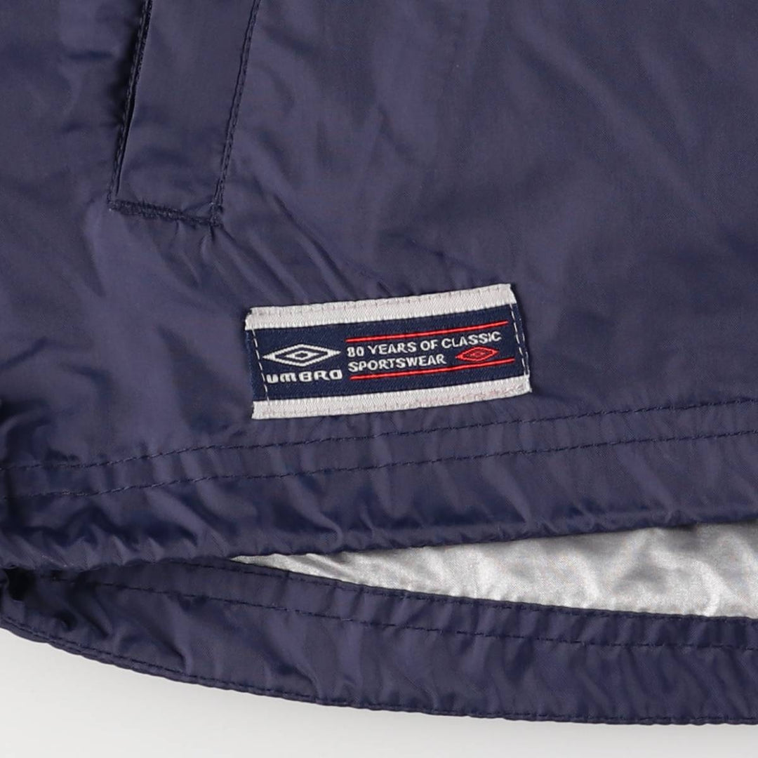 2000'S Umbro Nylon Jacket, Men's Size Small Nylon navy blue type Vintage Second Hand
