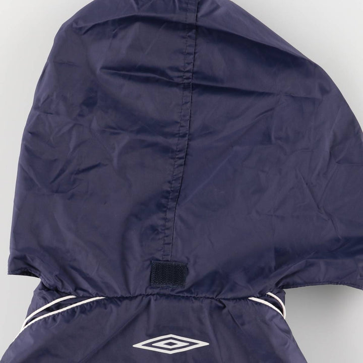 2000'S Umbro Nylon Jacket, Men's Size Small Nylon navy blue type Vintage Second Hand