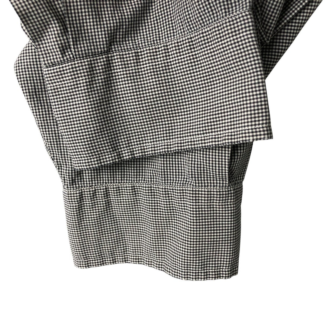 Ralph Lauren YARMOUTH Gingham Check Long Sleeve Button-Down Check Shirt Men's Size L cotton white type Vintage Second Hand