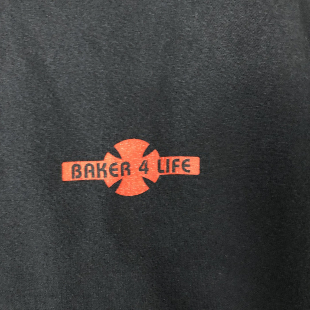 BUILT TO GRIND One-Point Logo T-Shirt, Men's Size M cotton black type Vintage Second Hand