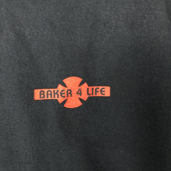 BUILT TO GRIND One-Point Logo T-Shirt, Men's Size M cotton black type Vintage Second Hand