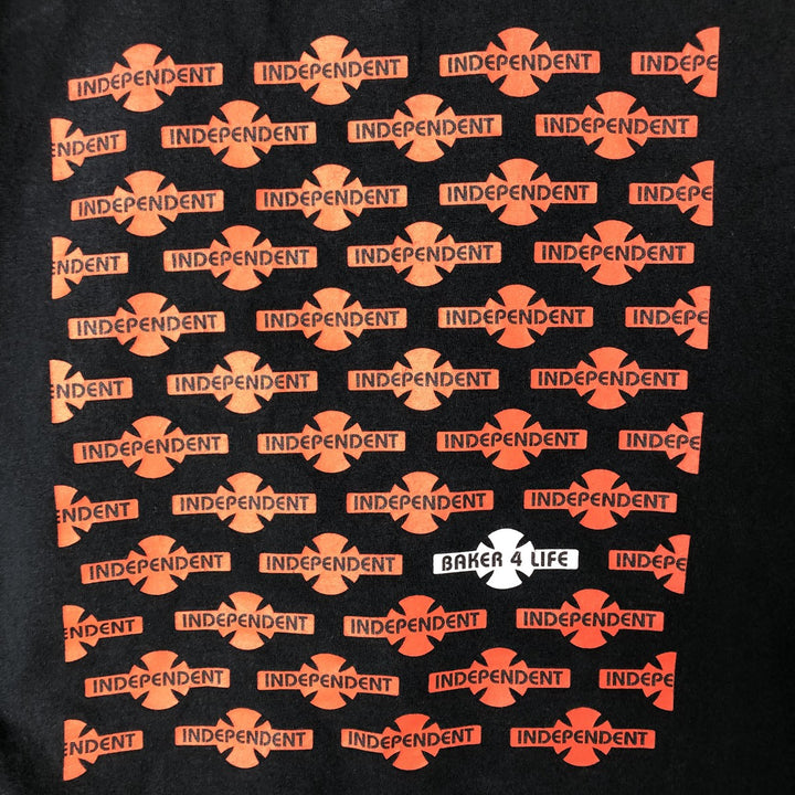 BUILT TO GRIND One-Point Logo T-Shirt, Men's Size M cotton black type Vintage Second Hand