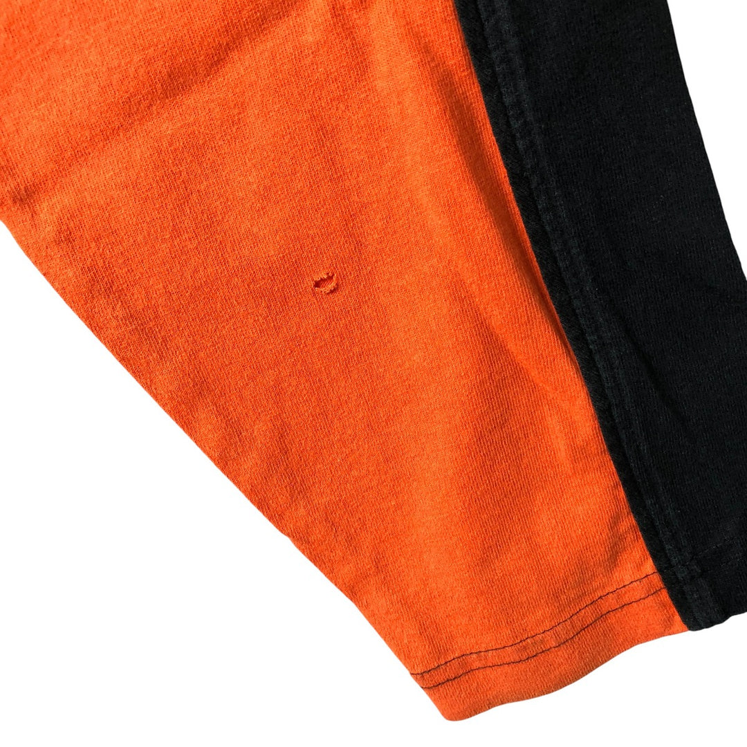 2000'S Harley-Davidson Motorcycle Long Sleeve T-Shirt, Made in USA, Men's Size XL cotton black type Vintage Second Hand