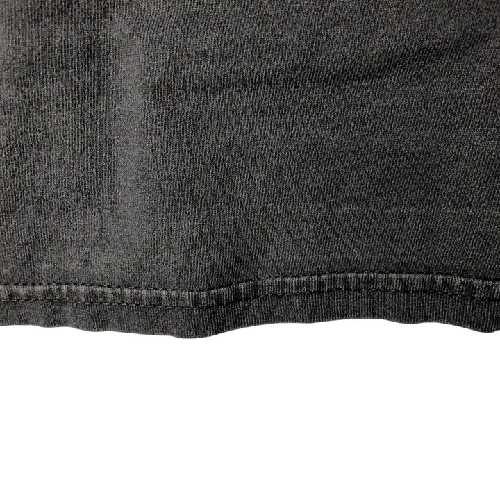 2000'S Gildan J AND P Cycles Eagle Pattern Fire Pattern Motorcycle Long Sleeve T-Shirt, Men's Size L cotton Charcoal Vintage Second Hand