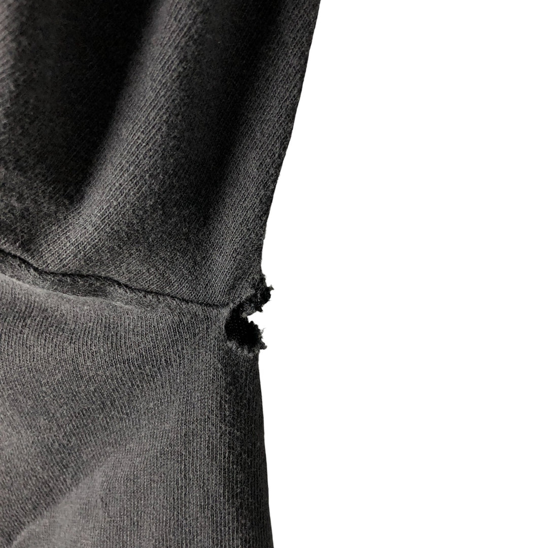 2000'S Gildan J AND P Cycles Eagle Pattern Fire Pattern Motorcycle Long Sleeve T-Shirt, Men's Size L cotton Charcoal Vintage Second Hand