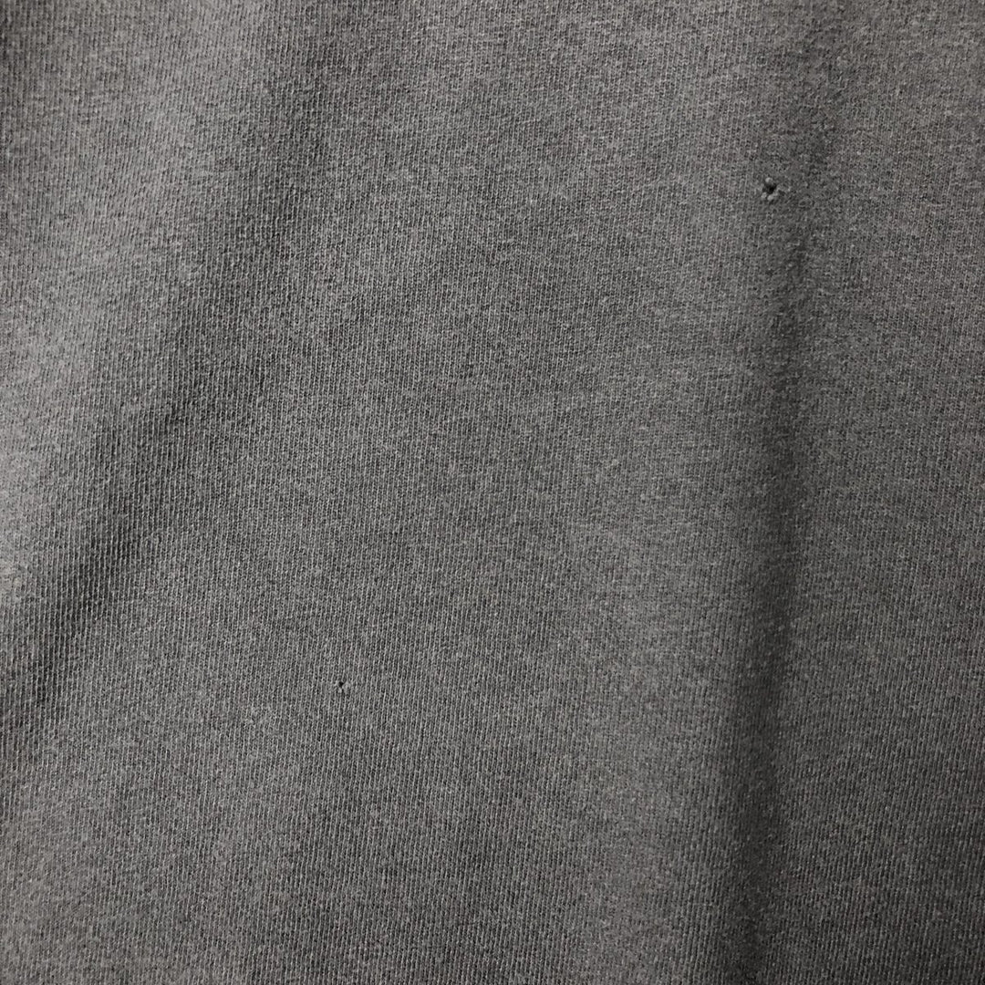 2000'S Gildan J AND P Cycles Eagle Pattern Fire Pattern Motorcycle Long Sleeve T-Shirt, Men's Size L cotton Charcoal Vintage Second Hand