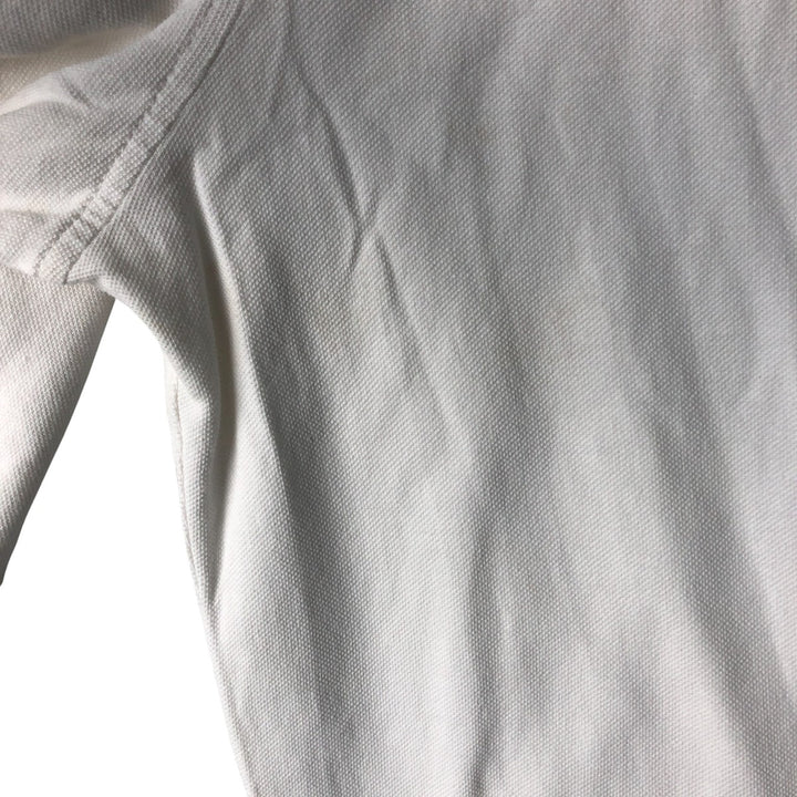 Ralph Lauren POLO RALPH LAUREN Long Sleeve Polo Shirt Men's XL cotton white type Vintage Second Hand