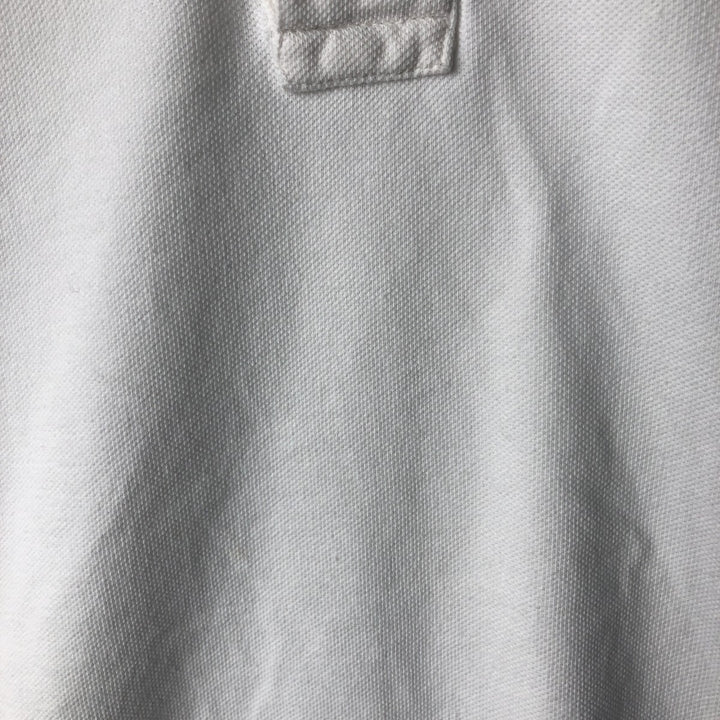 Ralph Lauren POLO RALPH LAUREN long-sleeved polo shirt, men's size L cotton white type Vintage Second Hand