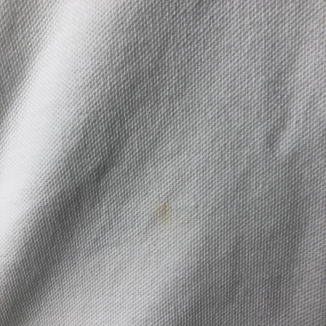 Ralph Lauren POLO RALPH LAUREN long-sleeved polo shirt, men's size L cotton white type Vintage Second Hand
