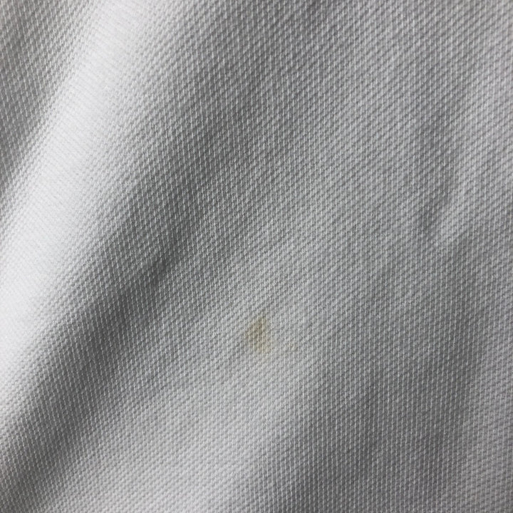Ralph Lauren POLO RALPH LAUREN long-sleeved polo shirt, men's size L cotton white type Vintage Second Hand