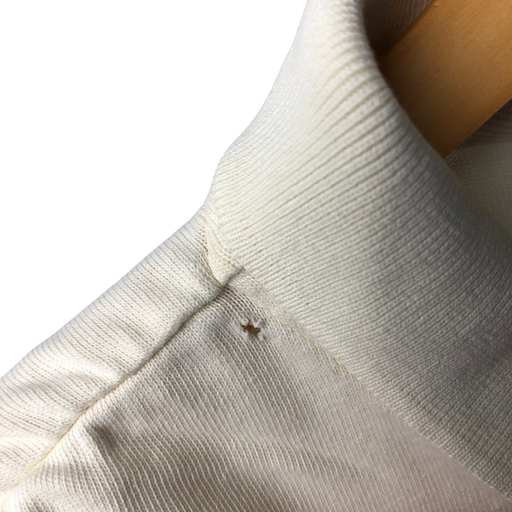 90'S GAP Vintage Long Sleeve Polo Shirt, Men's Size Medium cotton white type Vintage Second Hand